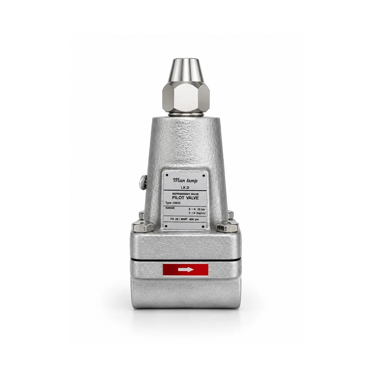 شیر تنظیم‌کننده Mantemp CVMD 0-20 bar برای تبرید صنعتی
